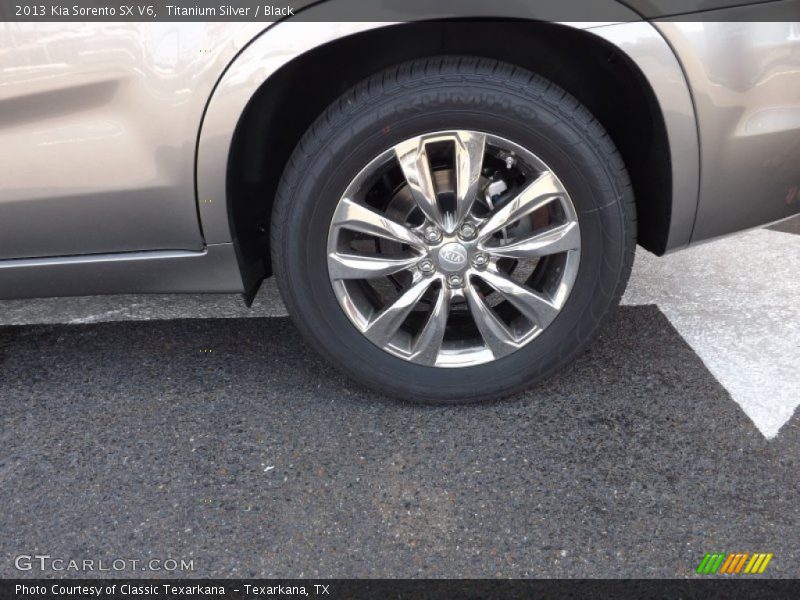 Titanium Silver / Black 2013 Kia Sorento SX V6