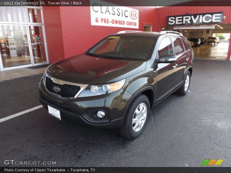 Tuscan Olive / Black 2013 Kia Sorento LX V6