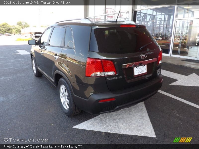Tuscan Olive / Black 2013 Kia Sorento LX V6