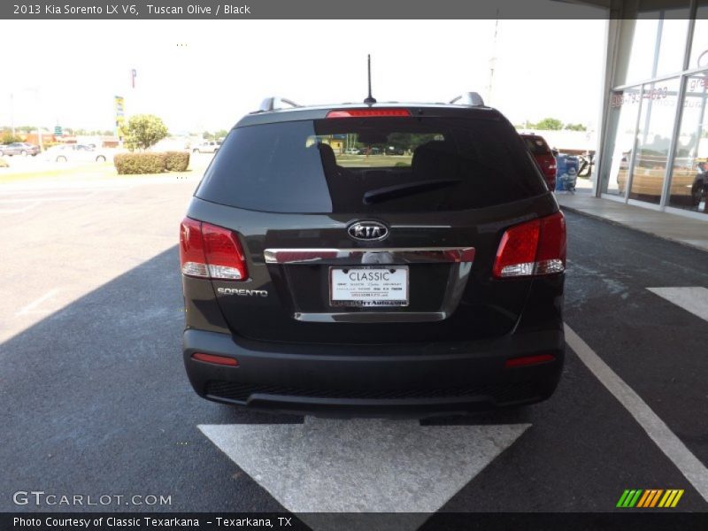 Tuscan Olive / Black 2013 Kia Sorento LX V6