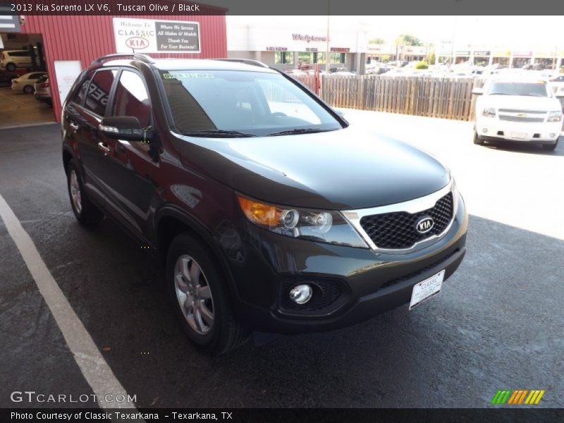 Tuscan Olive / Black 2013 Kia Sorento LX V6