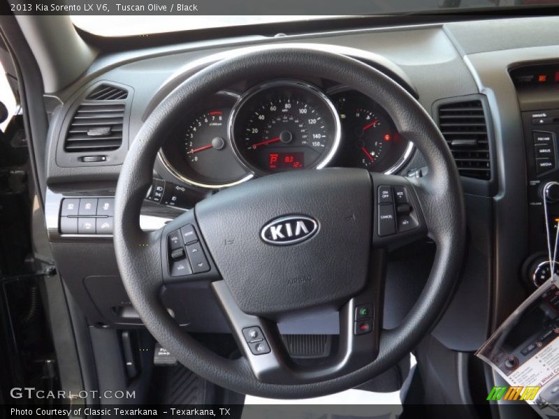 Tuscan Olive / Black 2013 Kia Sorento LX V6