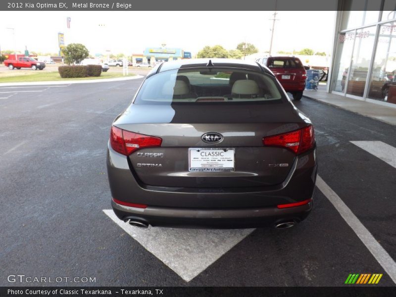 Metal Bronze / Beige 2012 Kia Optima EX