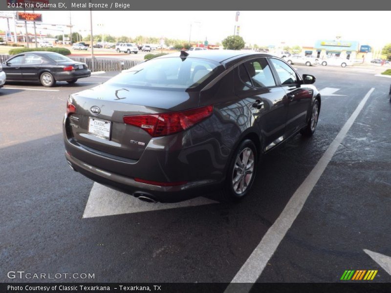 Metal Bronze / Beige 2012 Kia Optima EX