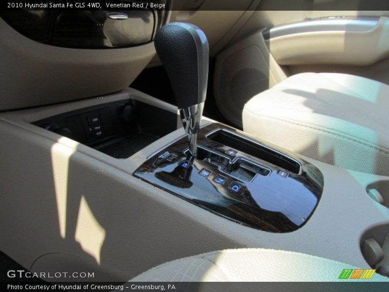 Venetian Red / Beige 2010 Hyundai Santa Fe GLS 4WD