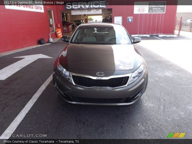 Metal Bronze / Beige 2012 Kia Optima EX