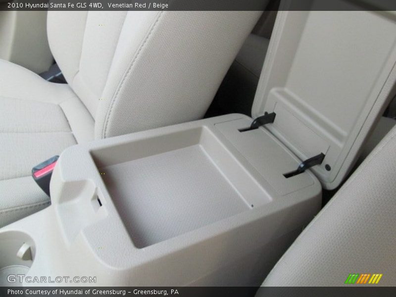 Venetian Red / Beige 2010 Hyundai Santa Fe GLS 4WD