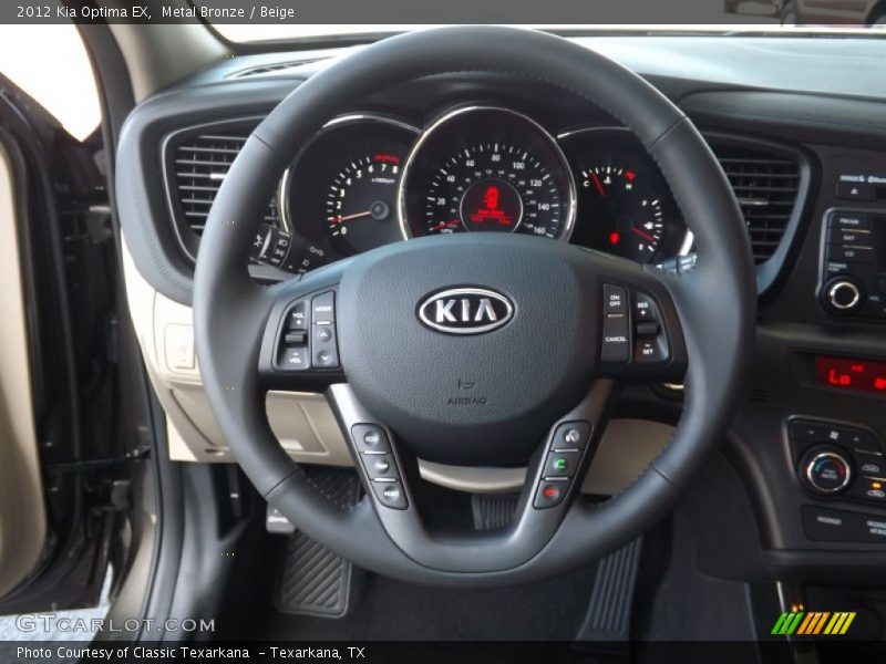 Metal Bronze / Beige 2012 Kia Optima EX