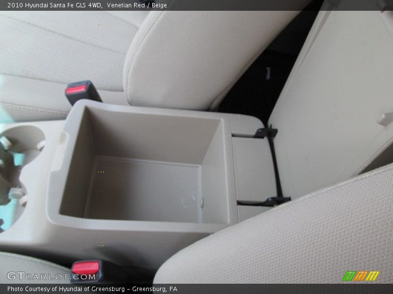 Venetian Red / Beige 2010 Hyundai Santa Fe GLS 4WD