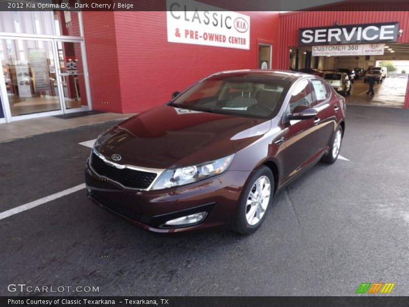 Dark Cherry / Beige 2012 Kia Optima EX