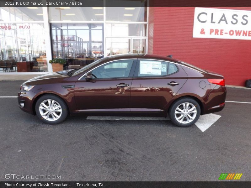 Dark Cherry / Beige 2012 Kia Optima EX