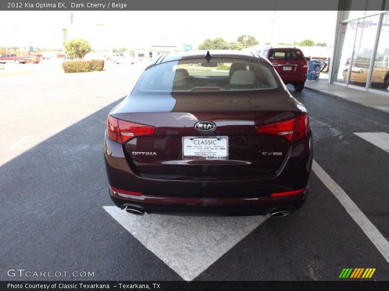 Dark Cherry / Beige 2012 Kia Optima EX