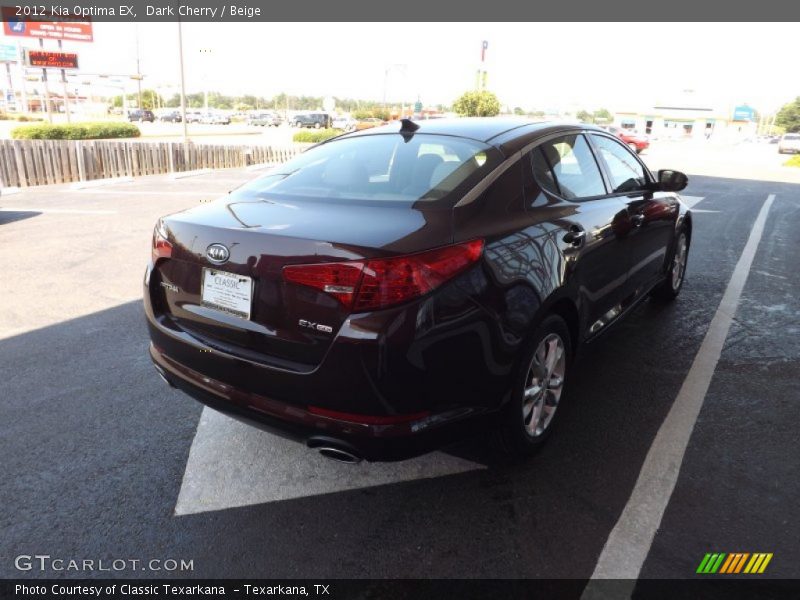 Dark Cherry / Beige 2012 Kia Optima EX