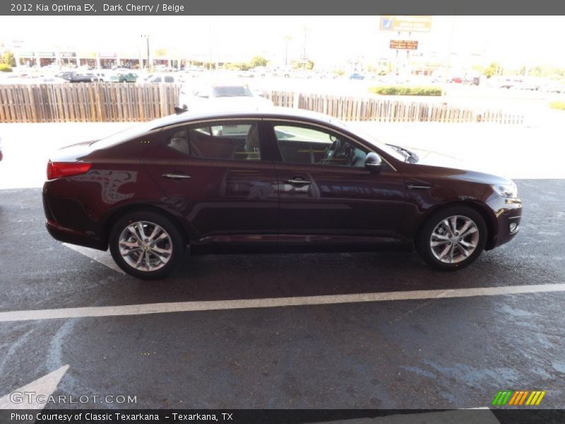 Dark Cherry / Beige 2012 Kia Optima EX