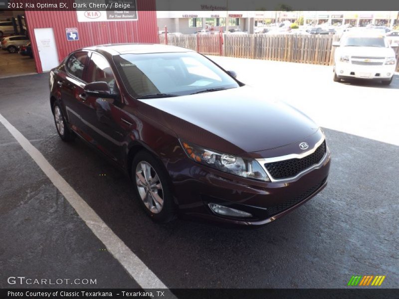 Dark Cherry / Beige 2012 Kia Optima EX