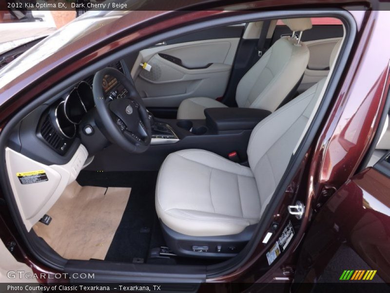 Dark Cherry / Beige 2012 Kia Optima EX