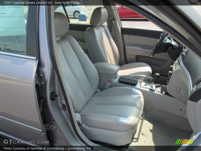 Steel Gray / Gray 2007 Hyundai Sonata Limited V6