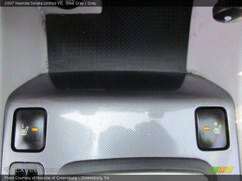 Steel Gray / Gray 2007 Hyundai Sonata Limited V6