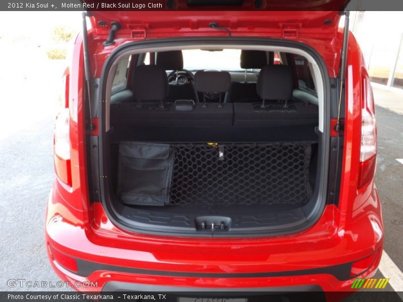 Molten Red / Black Soul Logo Cloth 2012 Kia Soul +