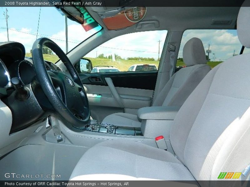 Salsa Red Pearl / Ash Gray 2008 Toyota Highlander