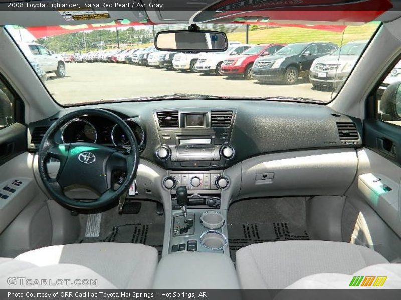 Salsa Red Pearl / Ash Gray 2008 Toyota Highlander