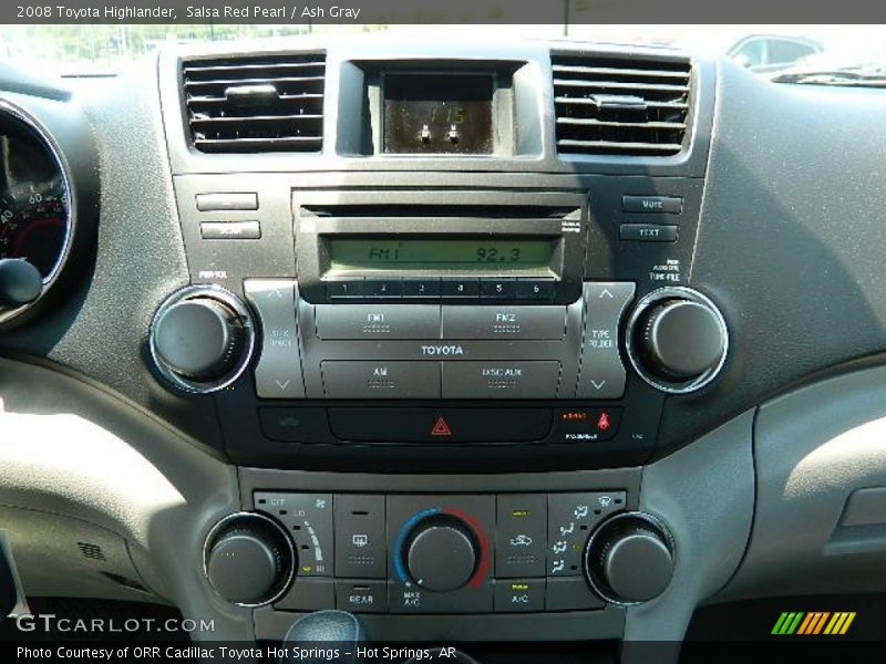 Salsa Red Pearl / Ash Gray 2008 Toyota Highlander