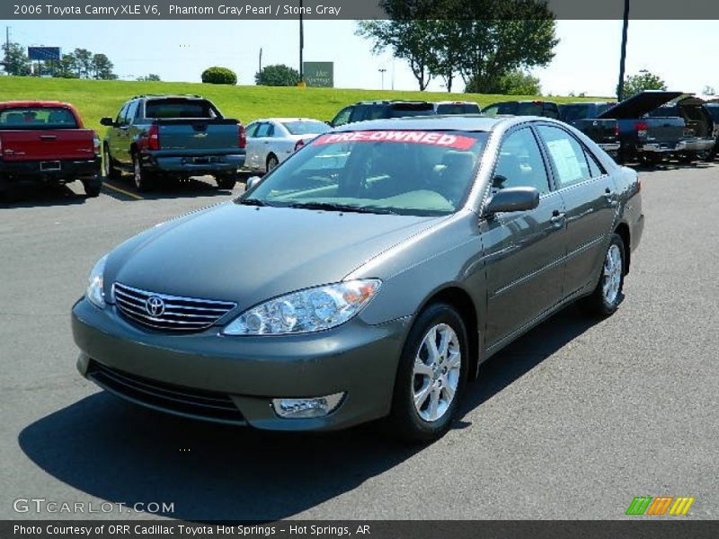Phantom Gray Pearl / Stone Gray 2006 Toyota Camry XLE V6