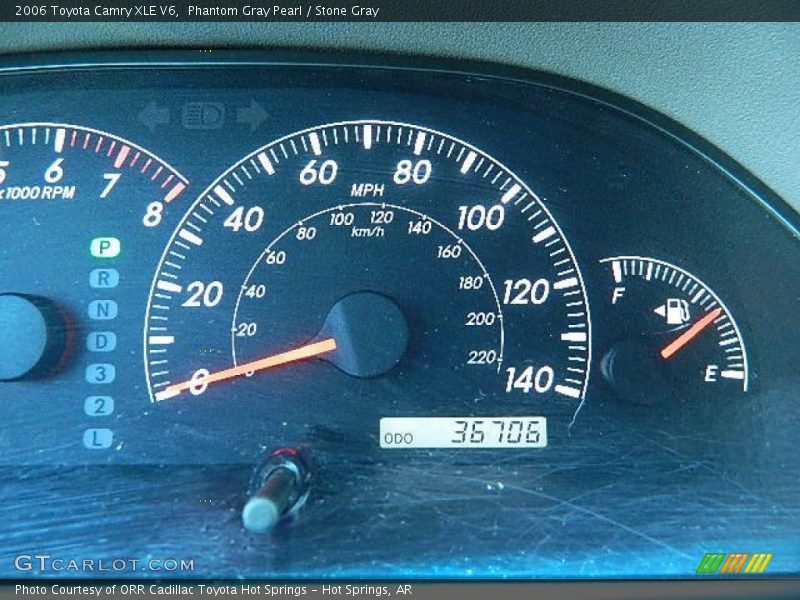 Phantom Gray Pearl / Stone Gray 2006 Toyota Camry XLE V6