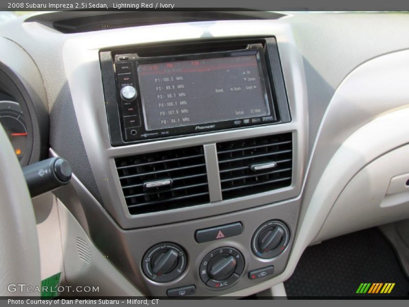 Lightning Red / Ivory 2008 Subaru Impreza 2.5i Sedan