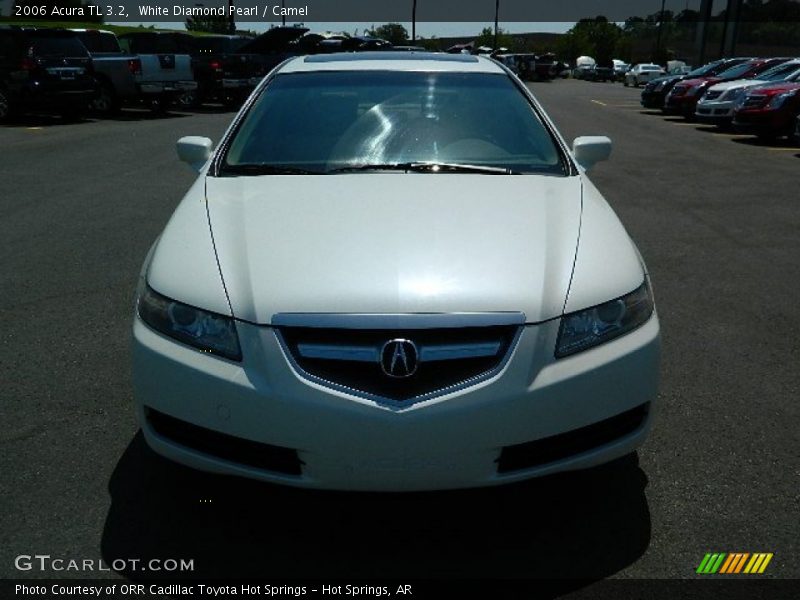 White Diamond Pearl / Camel 2006 Acura TL 3.2