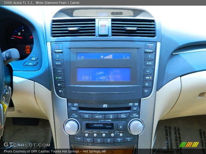 White Diamond Pearl / Camel 2006 Acura TL 3.2