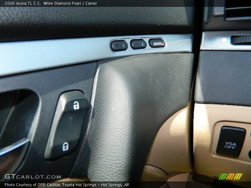 White Diamond Pearl / Camel 2006 Acura TL 3.2