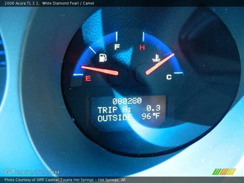 White Diamond Pearl / Camel 2006 Acura TL 3.2