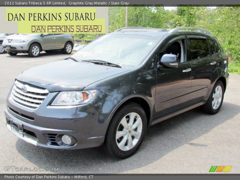 Graphite Gray Metallic / Slate Gray 2011 Subaru Tribeca 3.6R Limited