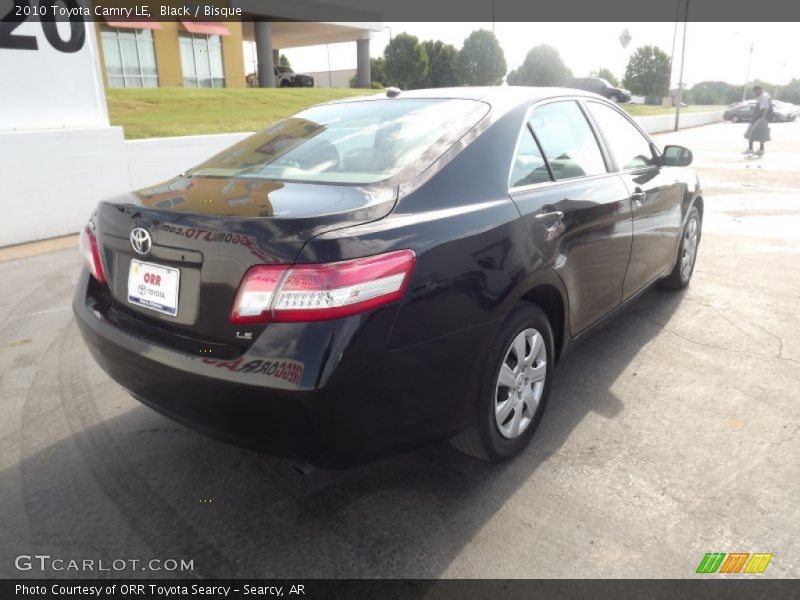 Black / Bisque 2010 Toyota Camry LE