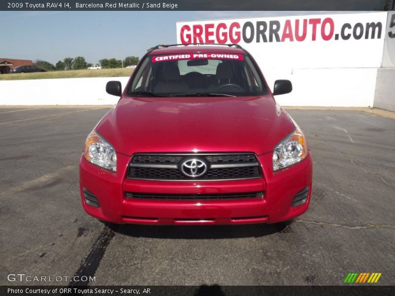 Barcelona Red Metallic / Sand Beige 2009 Toyota RAV4 I4
