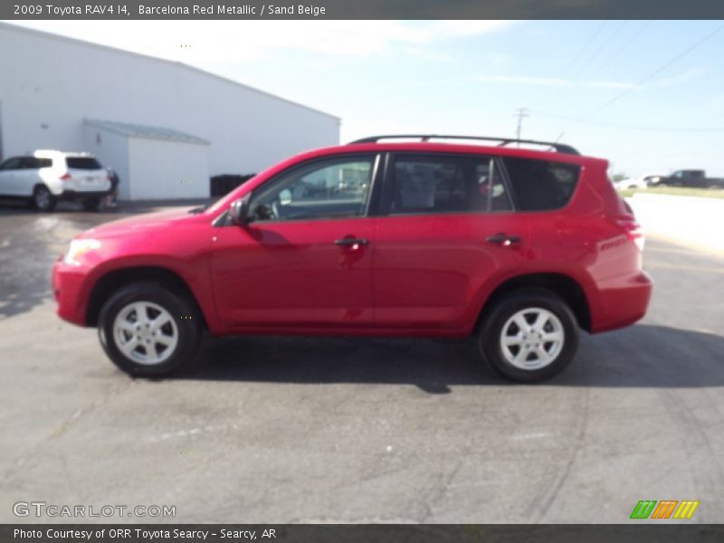 Barcelona Red Metallic / Sand Beige 2009 Toyota RAV4 I4