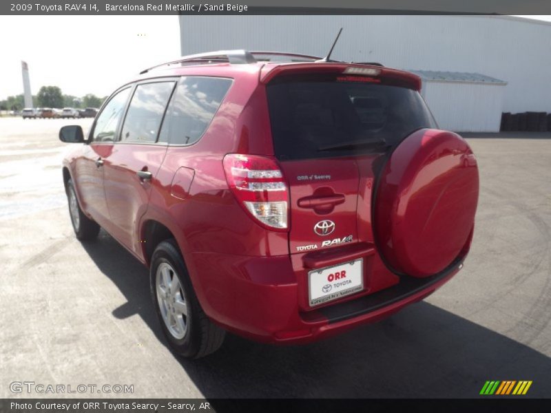 Barcelona Red Metallic / Sand Beige 2009 Toyota RAV4 I4