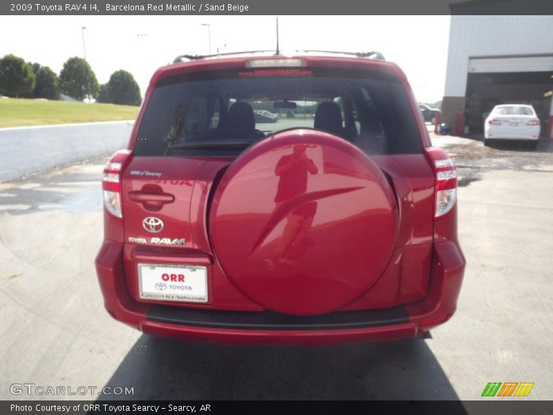 Barcelona Red Metallic / Sand Beige 2009 Toyota RAV4 I4