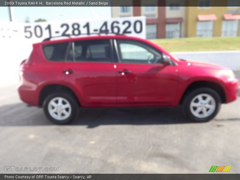 Barcelona Red Metallic / Sand Beige 2009 Toyota RAV4 I4