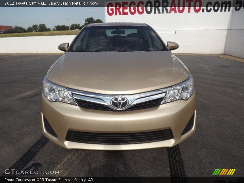 Sandy Beach Metallic / Ivory 2012 Toyota Camry LE