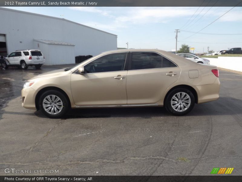 Sandy Beach Metallic / Ivory 2012 Toyota Camry LE