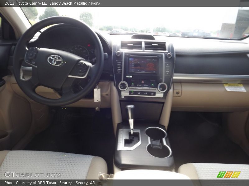 Sandy Beach Metallic / Ivory 2012 Toyota Camry LE