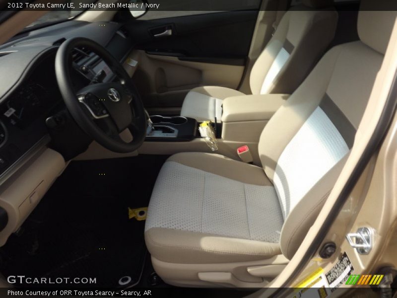 Sandy Beach Metallic / Ivory 2012 Toyota Camry LE