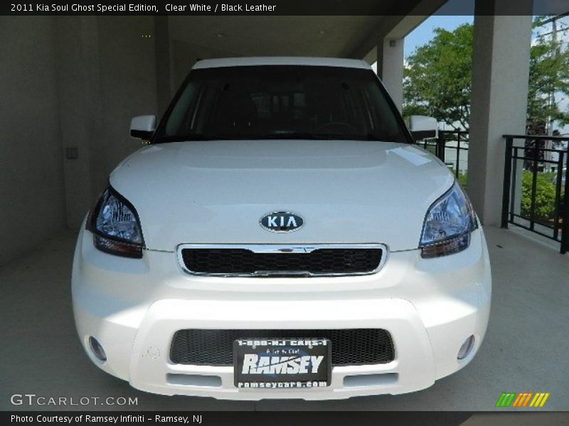 Clear White / Black Leather 2011 Kia Soul Ghost Special Edition