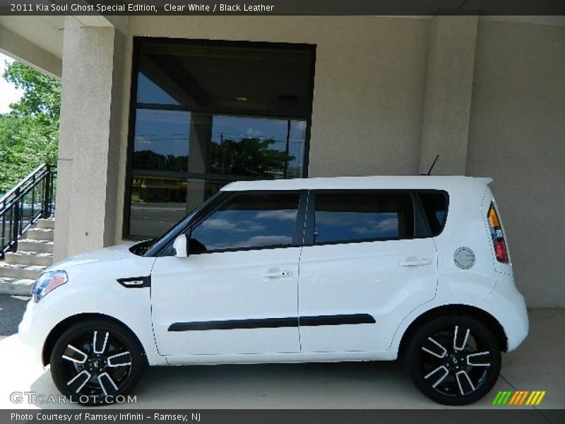 Clear White / Black Leather 2011 Kia Soul Ghost Special Edition