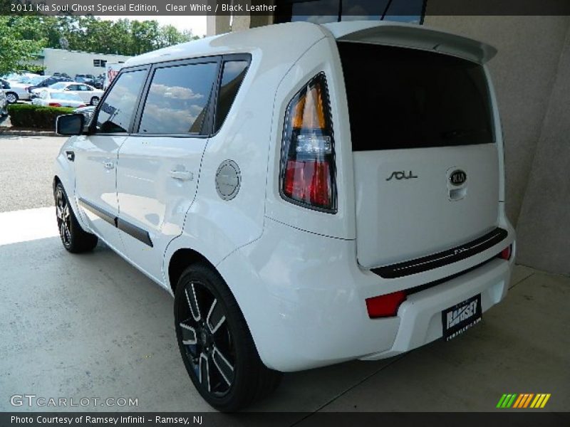 Clear White / Black Leather 2011 Kia Soul Ghost Special Edition