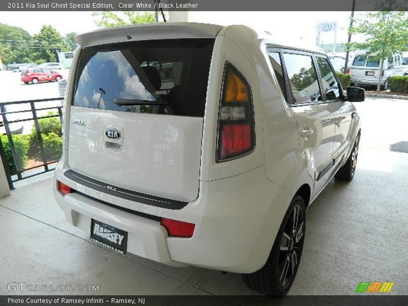 Clear White / Black Leather 2011 Kia Soul Ghost Special Edition