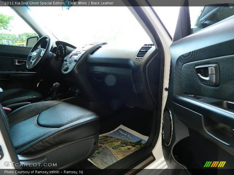 Clear White / Black Leather 2011 Kia Soul Ghost Special Edition