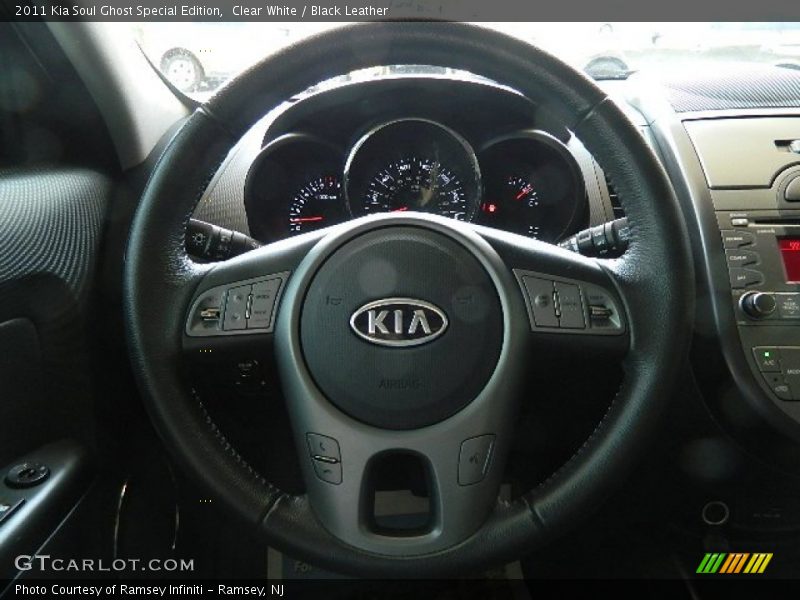 Clear White / Black Leather 2011 Kia Soul Ghost Special Edition